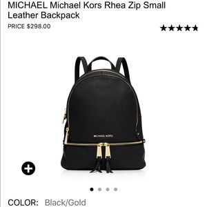 Michael Kors Small Rhea Backpack